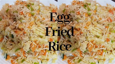 Egg Fried Rice Easy Egg Fried Rice Yummy Fried Rice Recipeby Healthy Food Corner Youtube