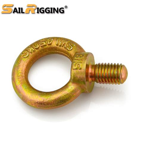 Rigging Hardware Carbon Steel Drop Forged Lifting Eye Bolt Eye Bolt