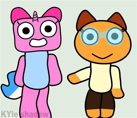 artwork: unikitty and dr. fox by kylemoonshadow on DeviantArt