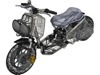 Honda Ruckus CAD Model (2023) - 3DCADBrowser