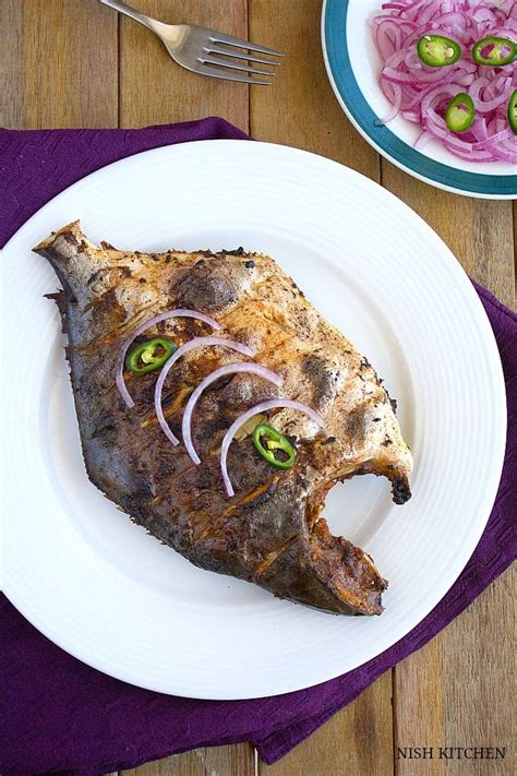 Spicy Grilled Fish Video NISH KITCHEN