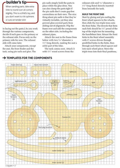 Rocking Motorcycle Plans • Woodarchivist