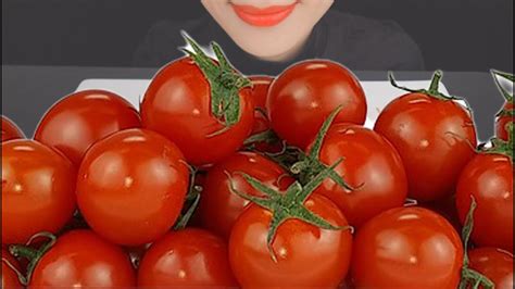 Asmr Tomato Tanghulu Mukbang Youtube