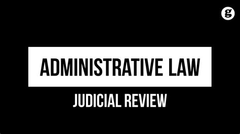 Judicial Review Youtube