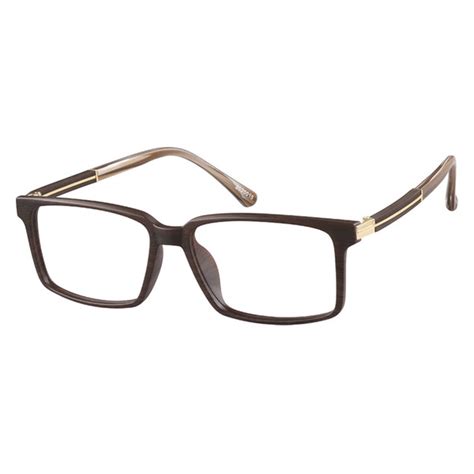 Brown Rectangle Glasses 2020015 Zenni Optical Zenni Eyeglasses Prescription Eyeglasses