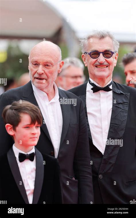 Cannes France 17th May 2023 Painter Anselm Kiefer Anton Wenders