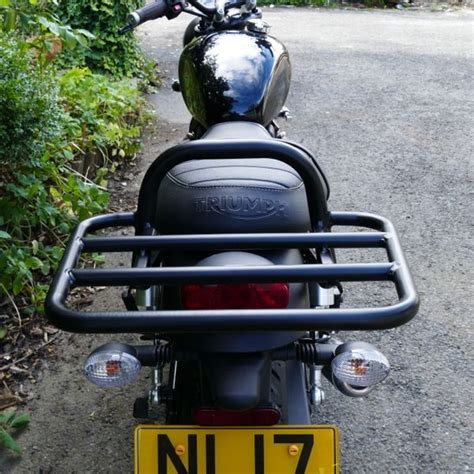 Touring Luggage Rack Black Triumph Water Cooled T100 T120