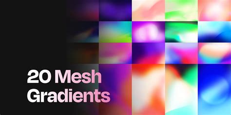 20 Mesh Gradients Figma