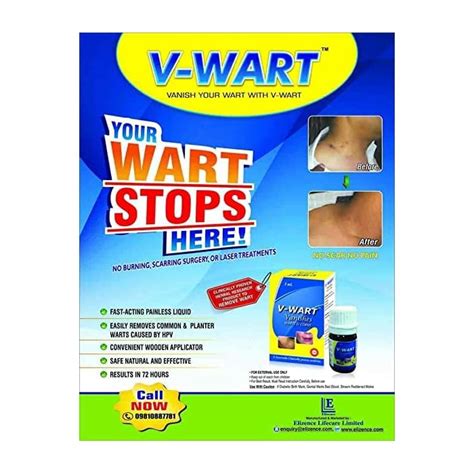 Buy V Wart V Wart Remover Liquid Rapidly Eliminates Both Plantar And