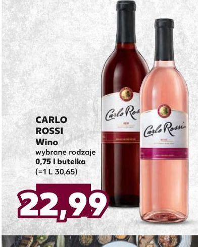 Promocja Wino Carlo Rossi Rose W Kaufland