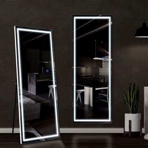 Amazon NicBex 63 X 20 Inch Full Lenth Mirror With LED Lights Free