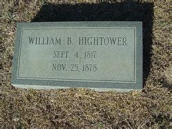 William B Hightower M Morial Find A Grave