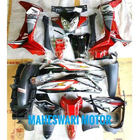 Jual Cover Body Full Body Honda Supra X 125 Batman Kasar Halus Plus