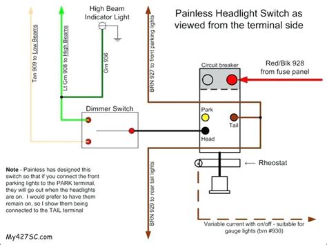 Chevy Floor Dimmer Switch Wiring Diagram