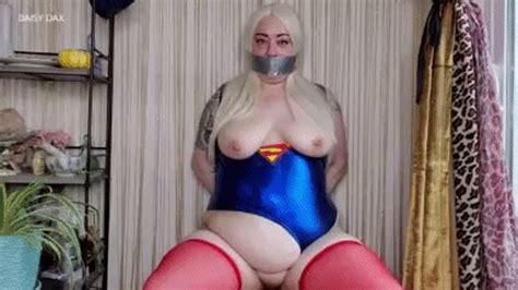 BBW Supergirl Bound Made To Cum Twice HD Daisy Dax Clips4sale