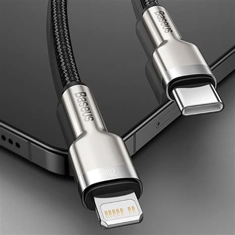 Usb Type C M Lightning M Baseus Cafule Series Metal