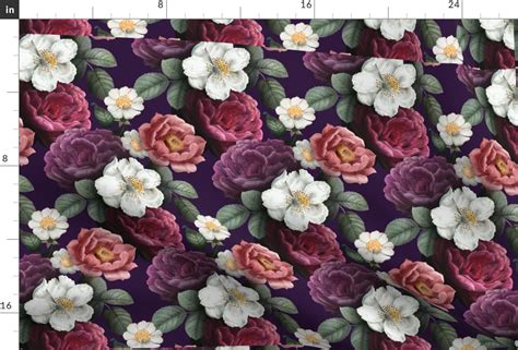 Floral 01 Fabric Spoonflower