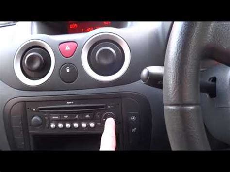 Comment R Gler L Heure Dans La Citroen C Citroen C Fn Fc