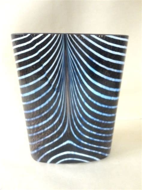 Bertil Vallien Kosta Boda Vase Zebra Glas Catawiki