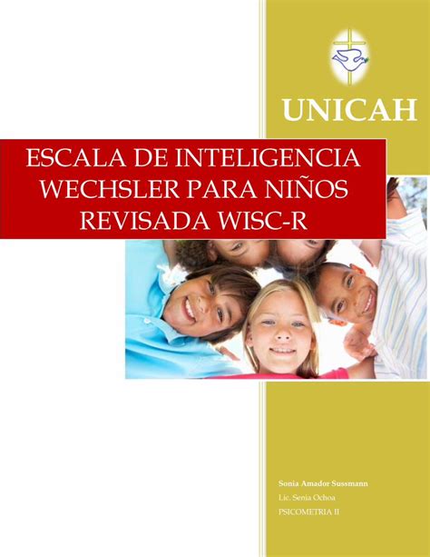 PDF La escala de inteligencia para niños DOKUMEN TIPS