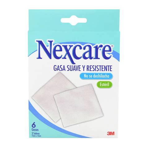 Gasa Estéril Suave Y Resistente 15x15cm Nexcare Farmacias Ahumada