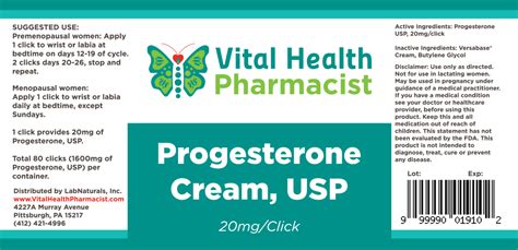 Progesterone Cream Usp Shop