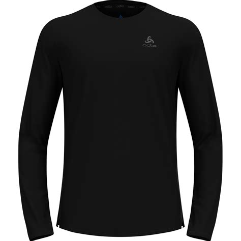 Odlo T shirt à Manches Longues Homme Zeroweight Chill Tec noir noir