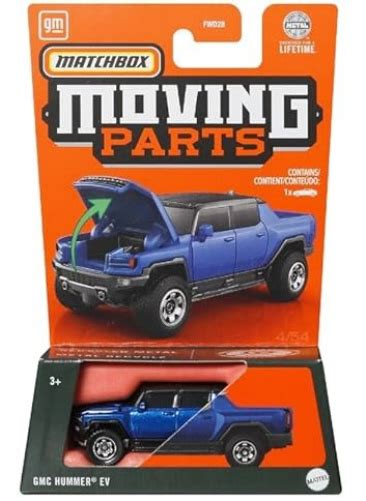 Matchbox Fwd Hvm Gmc Hummer Ev Blau Metallic Moving Parts