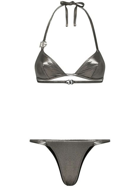 Dolce Gabbana Triangle Bikini Set Dolce Gabbana