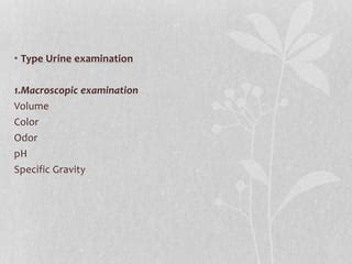 Urine analysis.ppt | PPT