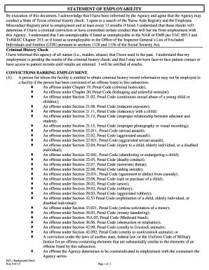 Form Tx Universal Health Statement Of Employability Fill