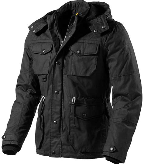 Veste Moto Rev It Mod Le Concorde Noir En Coton Cir Vente En Ligne