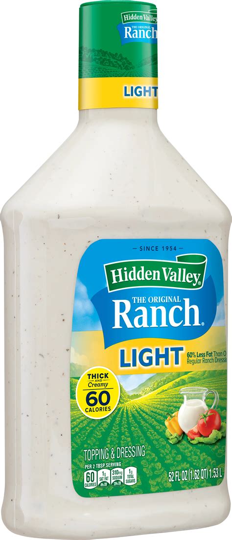 Hidden Valley The Original Ranch Light Dressing Shop Salad Dressings At H E B