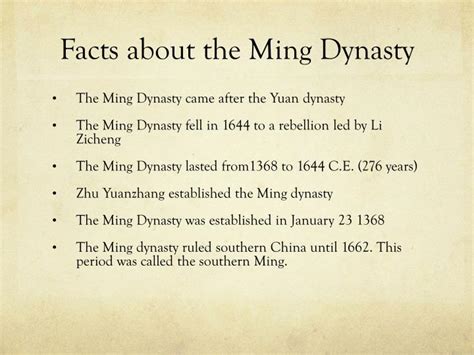 Ppt Ming Dynasty Powerpoint Presentation Id 6505338