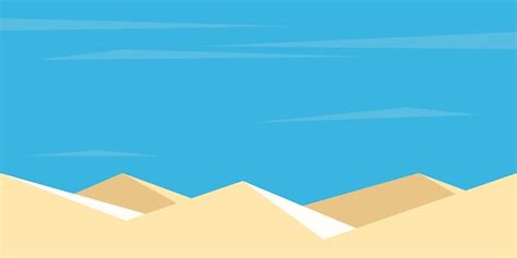 Premium Vector | Minimalist desert landscape