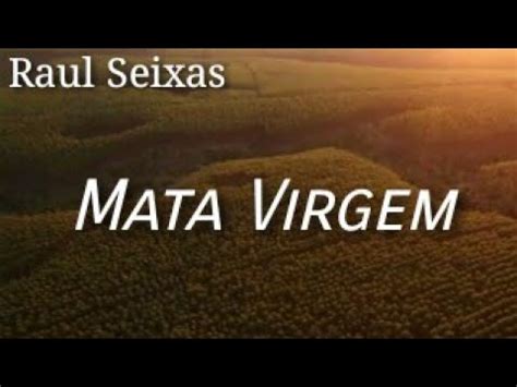 Raul Seixas Mata Virgem YouTube