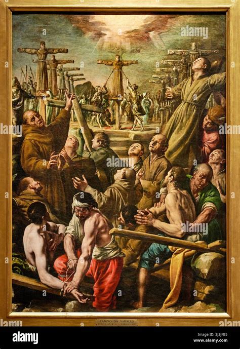 Martyrdom Of The Franciscan Blessed In Nagasaki Oil On Canvas