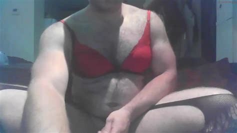 Cross Dresser Rides Dildo ThisVid