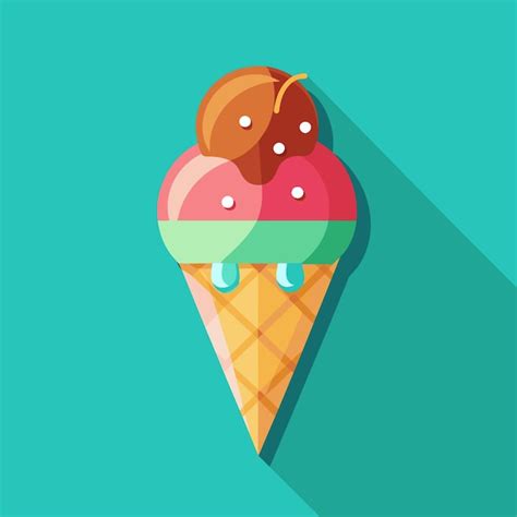 Premium Vector Ice Cream Vector Illustration