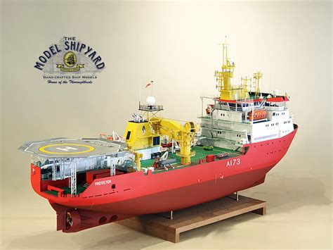 Hms Protector A173 Model Ship Exclusive For The Discerning Collector