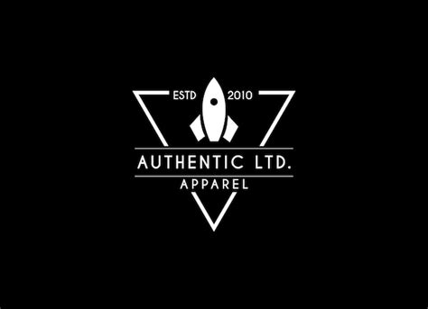 Premium Vector Authentic Rocket Apparel Cloth Logo Design Vector