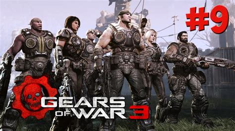 Gears Of War 3 4 Player Co Op 9 Start Of Main Campaign YouTube