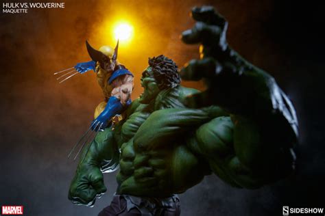 Sideshow Exclusive Hulk Vs Wolverine Maquette Up For Order Marvel