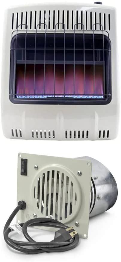 Amazon Mr Heater 20K BTU Natural Gas Blue Flame Heater With Built