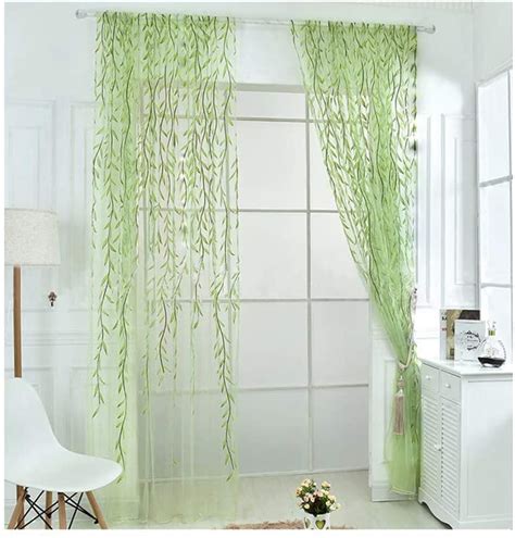 Keimprove Wicker Offset Printed Curtain Illow Window Curtain