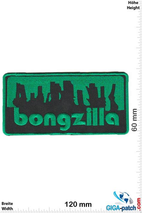 Bongzilla - Patch - Back Patches - Patch Keychains Stickers - giga ...