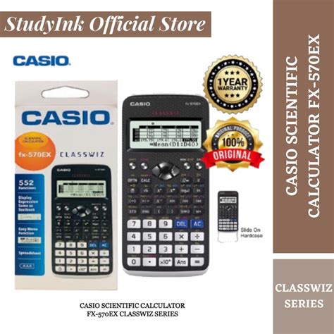 Casio Scientific Calculator Fx 570ex Classwiz Series [original] Shopee Malaysia