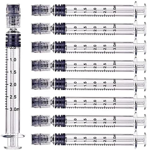 Bitomic Ml Borosilicate Glass Syringe With Plastic Plunger Pack