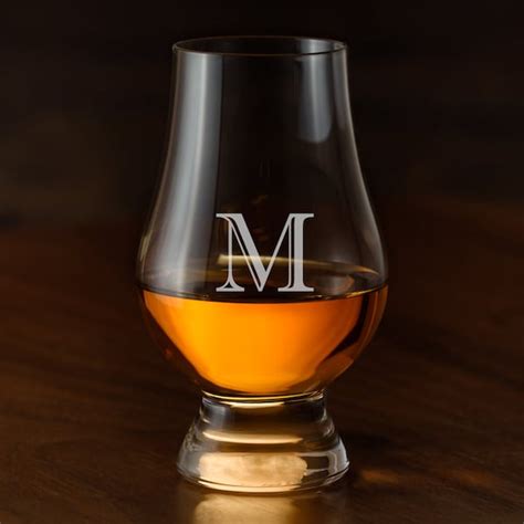 Etched Whiskey Glass Etsy