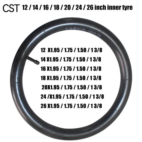 Tubo Interior Cst Para Bicicleta V Lvula Schrader Presta Av Fv